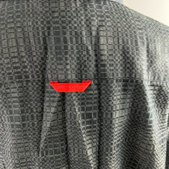 7 DOWNIE ST. Black Beige Button Down Short Sleeve‎ Shirt (2X) - Picture 6 of 10